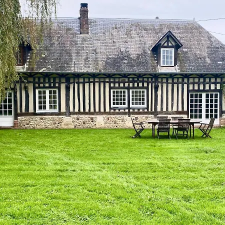 Villa Charmante Longere Piscine Chauffee 8x4 Terrasse, & Campagne Normandie