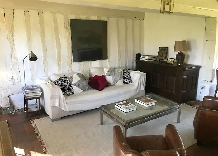 Charmante Longere Piscine Chauffee 8x4 Terrasse, & Campagne Normandie *